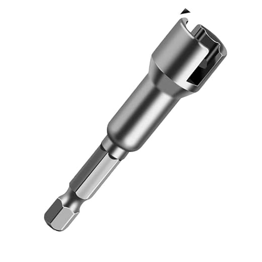 Hex Shank Socket Adapter, Drill Bit Extension, Power Drill Accessory, Premium Wear Resistant Steel Construction, Universal Driver Converter for Electric Drill, Hand Tool and Workshop Repair Use