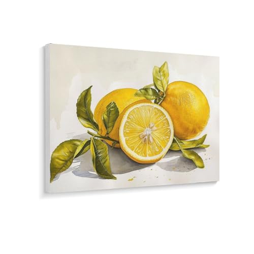 数字油絵 ラッセン ゴールデンレモン デジタル油絵 数字キットによる絵画 DIY絵 手塗り 油絵イラストアート 静物の写真撮影 数字キット塗り絵 壁飾り ホーム オフィス装飾 数字塗り絵 手工芸 初心者 大人 子供 贈り物 60×45cm