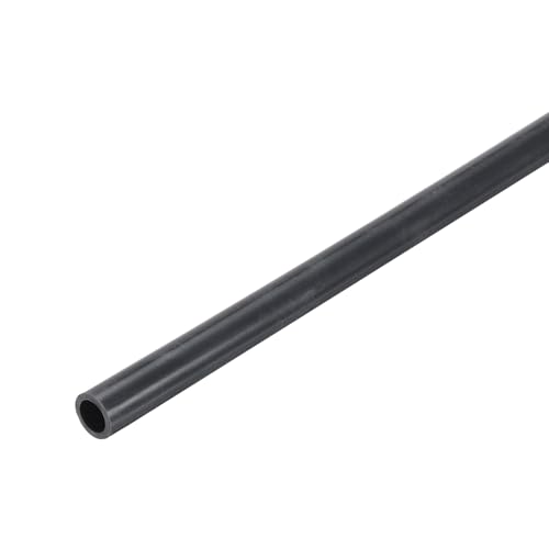 MECCANIXITY 2Pcs 0.28 Inch PVC Rigid Tube Round Pipe 5mm ID 7mm OD 12