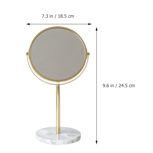 Miroir de maquillage portable haute réflectivité support pivotant