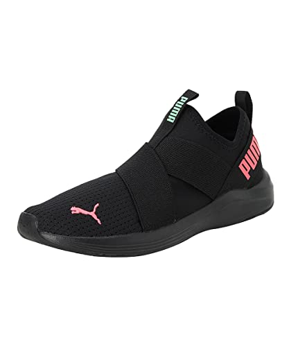 PUMA Prowl Slip on, Cross Trainer Mujer, Black Ignite Pink Green Glimmer, 41 EU