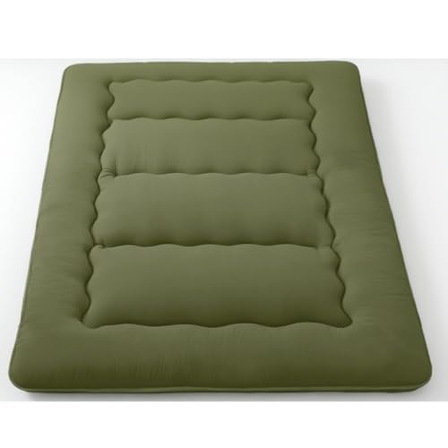 Colchón Matrimonio Individual Transpirable Colchones Enrollables Portátil Tatami Suelo Dormir Hogar Confort Plegables Mattress Invierno/Verano(K,100x200cm)