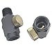 OZXNO 2 Pcs Brass In-Line Air Flow Regulator Adjustable 1/4