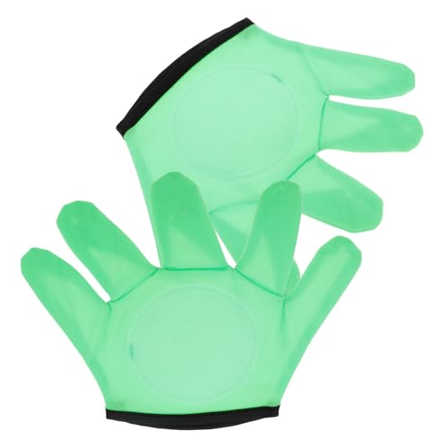 Mikikit Sticky Ball Catch Mittens Set 2pcs Toss and Catch Gloves Gloves for Boys and Girls Outdoor Fun Toy
