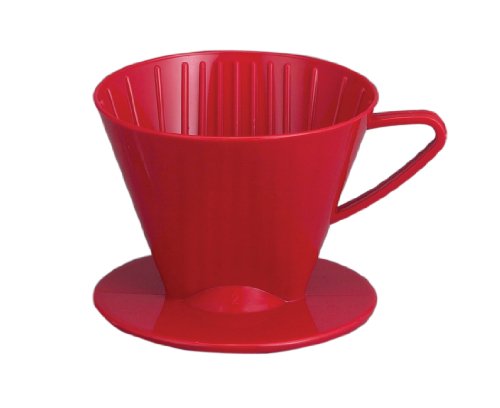Plastic Coffee Maker Filter Cone #2 Medium Red