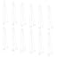 6-pairs 12mm Width Clear Bra Straps