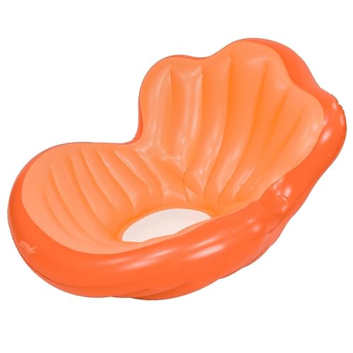 In The Swim Orange Salon Lounge Chair – Comfortable Inflatable