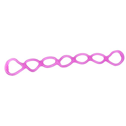 Yoga Stretch Band Strong Tensile Fitness Strap for Improved Leg Distance, for Yoga, Pilates, Bluepurple (Purple)