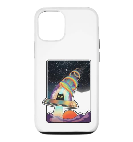 ���L UFO ���C���{�[ �G�C���A�� �X�y�[�X �O���t�B�b�N �X�}�z�P�[�X iPhone 12/12 Pro �p