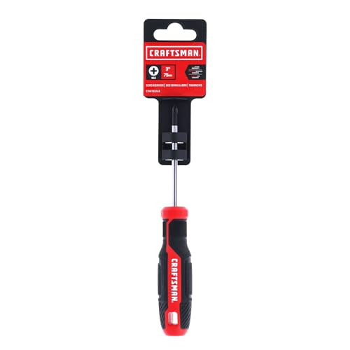 Image of CRAFTSMAN Screwdriver PH1 x 3 in. Phillips Head, Comfort Grip, Magnetic Tip (CMHT65148)