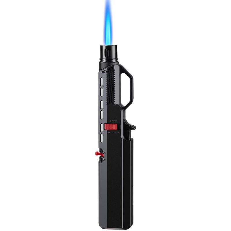 Image of INSTAMALL Windproof Refillable Ignition Flame Torch Butane Lighter Multicolor Pack of 1