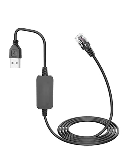 WizFluxMet 5.57ft USB to RJ11 Power Cord Compatible with Escort Radar Detectors Replacement for Escort Max360 Power Cord for MAX360 MAX360c iX iXc 9500ix MAX II MAX3 MAX4 MAX360c MKII Redline 360c