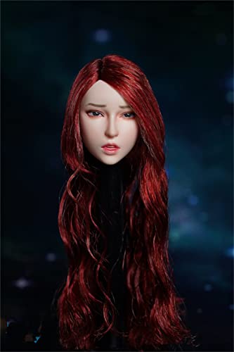 1/6 Scale Female Head Sculpt for 12-inch Action Figures