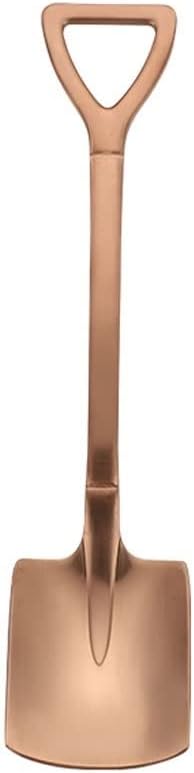 Tablespoons Fun Scoop-shaped Coffee Ice Cream Dessert Spoon, Stainless Steel Spoon Set, Set of 6 Pieces, Suitable for Family Weddings and Parties (6in) Serving Spoon (Color : Pink B)