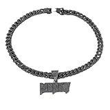 Photo Gallery jtkhaweh collana uomo donna gioielli ciondolo pendente necklace collana con ciondolo lettera money hip hop 黑色(字母)-配5525款50cm古巴链 Photo Gallery jtkhaweh collana uomo donna gioielli ciondolo pendente necklace collana con ciondolo lettera money hip hop 黑色(字母)-配5525款50cm古巴链