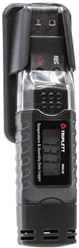 Image of Triplett RHDL50 USB Temperature /Humidity Datalogger with Display - Record 16,000 Readings Each
