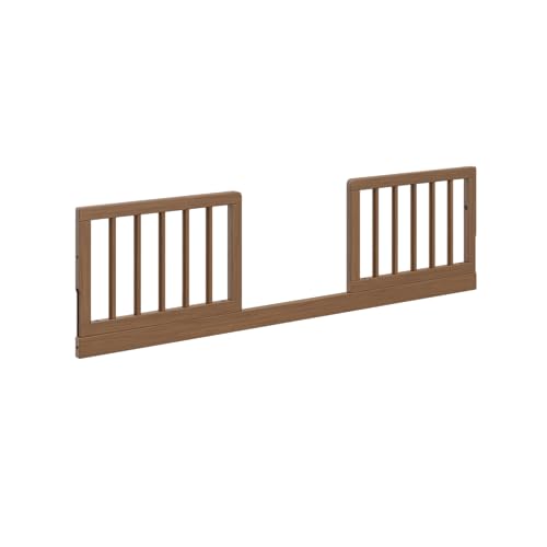 Image of Graco Storkcraft Safety Guardrail Kit with Dowels - GREENGUARD Gold Certified, Converts Compatible Crib to Toddler Bed, Kit Includes 2 Toddler Guardrails, Hazelnut