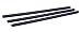 Tools4Boards PTEX Ski and Snowboard Base Repair Candle (3-Piece), Black