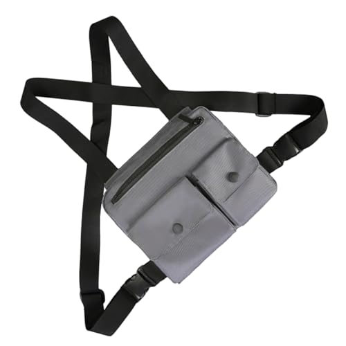 Bolso de pecho para actividades tipo mochila cruzada frontal con amplio almacenamiento