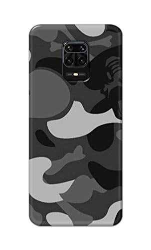 Image of Printed Hard Back Cover Case for Mi Redmi Note 9 Pro | Mi Note 9 Pro Max Back Cover (Army Pattern) -702