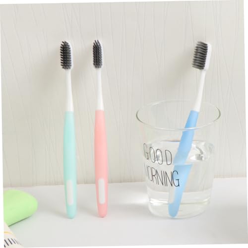 Veemoon 8stücke Bambuskohle-nano-zahnbürste Mit Pp-borsten Umweltfreundlich Für Damen Und Herren Natürlicher Griff Kaffee Und Teeverfärbungen Entfernen Zahnfleischschutz – Bild 8