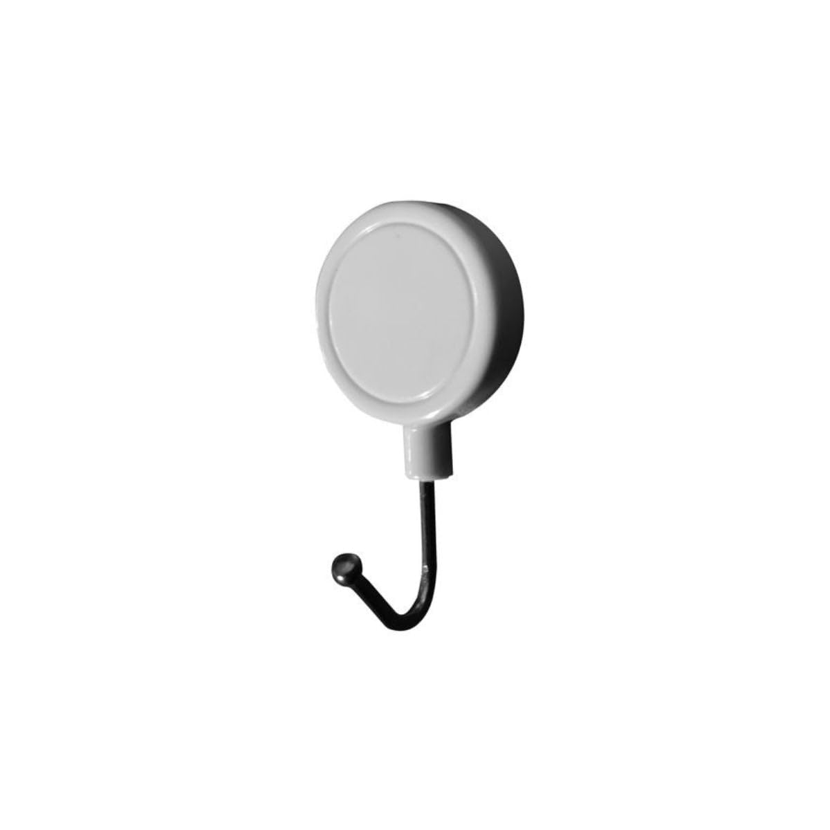 Fackelmann Grey 60955 2 Pack Magnetic Kitchen Tea Towel Hooks, Wall Hook, Magnet, Steel, Plastic, 1.5" X 2.5"