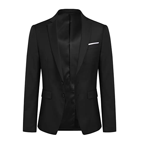 YOUTHUP Blazers de Hombre Slim Fit Elegante Formal Chaqueta de