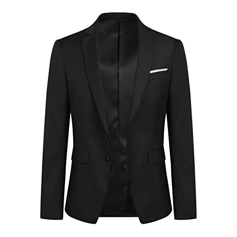 YOUTHUP Blazer Homme Noir XXL Cover