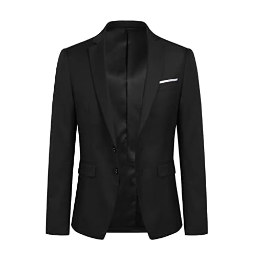 YOUTHUP Blazers de Hombre Slim Fit Elegante Formal Chaqueta de Traje y Americana para Hombre
