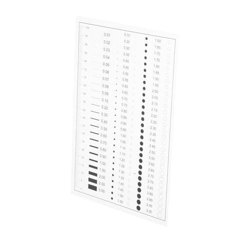 VILLFUL Ccurate Measurement Line Defect Gauge Ruler for High Precision Measurement