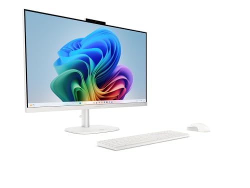 Image of HP OmniStudio 27 Inch All-in-One Desktop Computer: Intel Ultra 7 355 8-Core Processor, 16GB DDR5 RAM, 1TB NVMe SSD, Intel Xe Graphics, Windows 11 Pro, FHD, Wireless KB /M, Business and Home PC