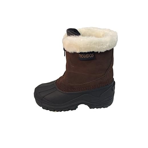 Nevados Women's Solstice Snow Boots (10 (M) US, Dark Brown/Black)