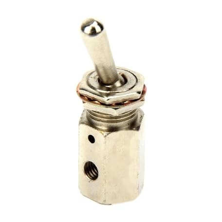 TV-3S 2 Position 2 Way Air Pneumatic Knob Control ON Off Toggle Valve