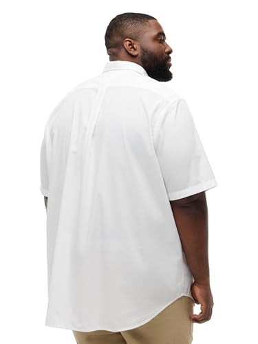 Image of Tommy Hilfiger Men's Short Sleeve Poplin Shirts in Regular Fit, Men's Button Down Shirts