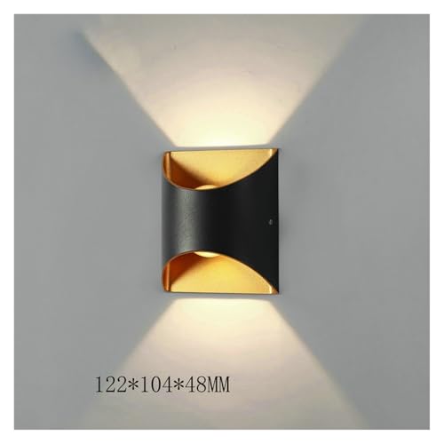 Apliques de pared LED para sala de estar y exteriores impermeables de 6W blanco frío 2