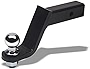 TLAPS 7422455584554 Universal 4.5' Drop / 2.5' Rise Trailer Hitch Loaded Ball Mount With 2' x 2' Receiver Tube
