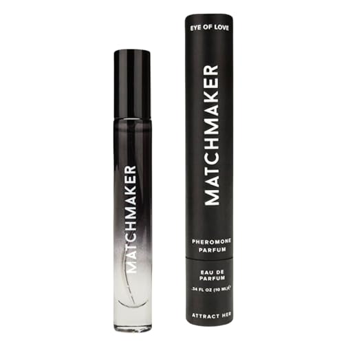 Image of Eye Of Love Matchmaker Black Diamond Pheromone Parfum, 10ml Travel Size, Unisex Fragrance with Androstenol to attract Her.