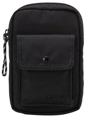 Levi's Herren & Unisex SMALL (Lanyard) Crossbody Bag, Regular Black