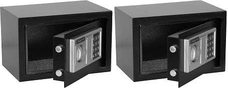 Honeywell Safes & Door Locks 5301DOJ Steel Security Safe with Digital Lock.28 Cubic ft, Black (2-(Pack))