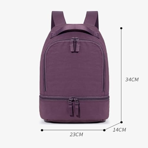 Rucksack Daypack Travel Backpack College Students Casual Solid Color Backpacks(Color 6)2