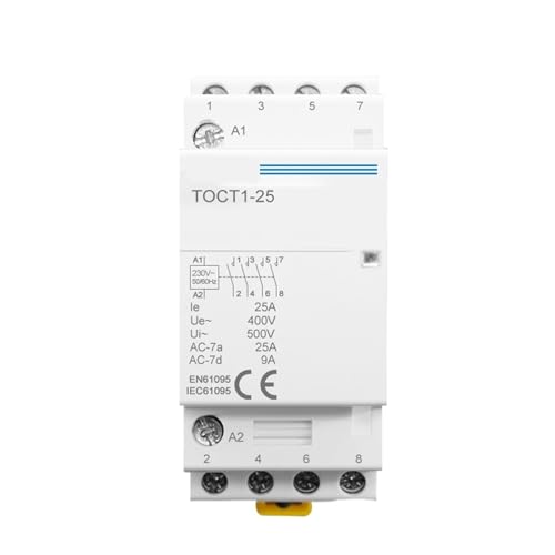 Contacteur modulaire TOCT1 25A résolvant les problèmes de surcharge des circuits de puissance