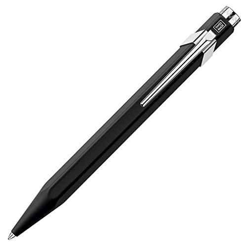 Stylo à bille Caran d'Ache 849 encre noire écriture moyenne laqué noir 13cm