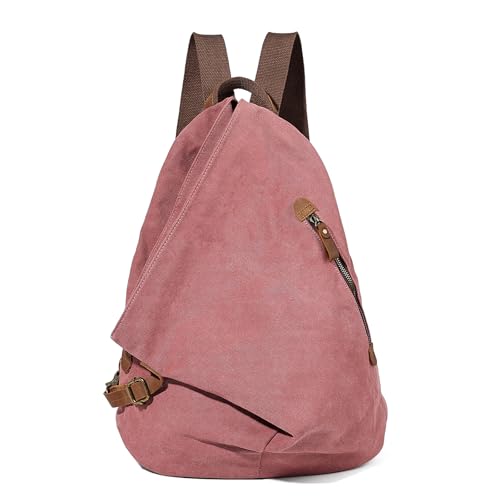Image of KL928 Canvas Vintage Backpack - Large Casual Daypack Outdoor Travel Rucksack Hiking Backpacks for Men Women