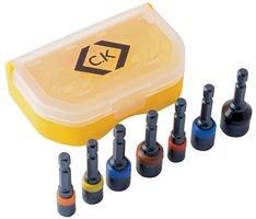 Juego de 7 destornilladores magnéticos para tuercas | Sockets/accesorios herramientas de conductor, 1 unidad – T4514