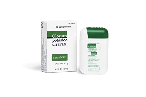 Complemento alimenticio que estimula la secreción de saliva. CLORURO POTÁSICO, 30 comprimidos Reig Jofre