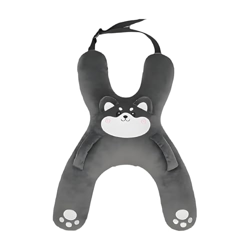 Générique Oreiller De Voiture Enfant - Soutien Cervical Confortable pour Siège Auto - Respirant Confortable Coussin H Doux pour Enfant Voyage Route