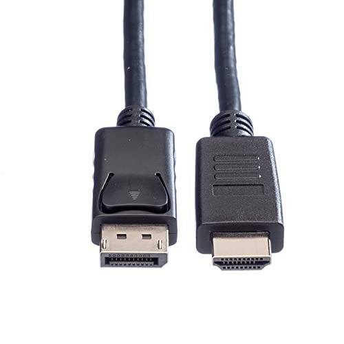 ROLINE GREEN DisplayPort Cable DP - HDTV, Video Cable, ST/ST, Black, 1 m - Image 2