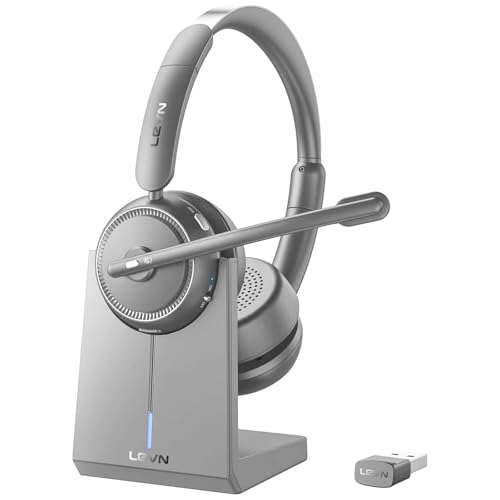 Wireless Headset with Mic for Work, Bluetooth...