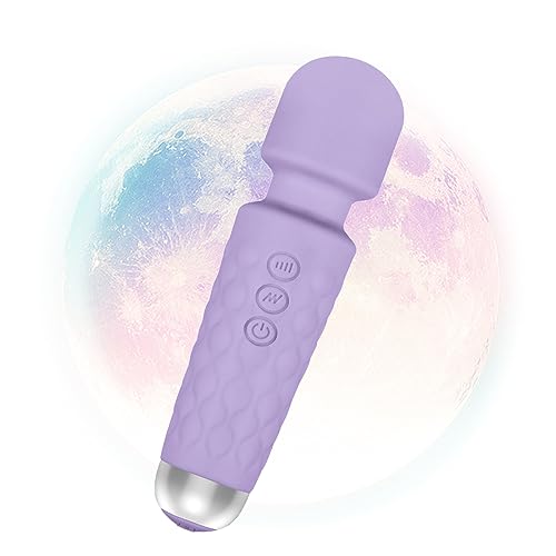 Dexifury New Portable Quiet Handheld Powerful Electric Massagers, Muscle Massage for Back, Shoulder, Neck and Whole Body, Light Purple
