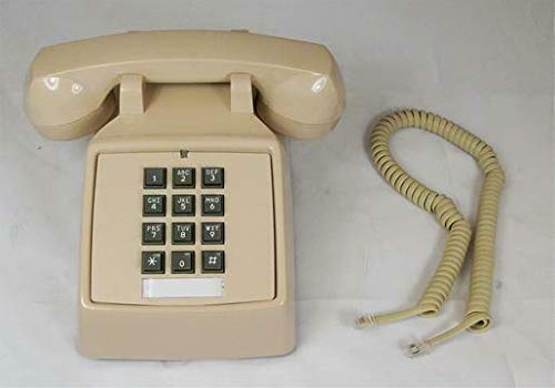 Teléfono de escritorio Cortelco ITT-2500-MD-ASH Línea única miniatura 1